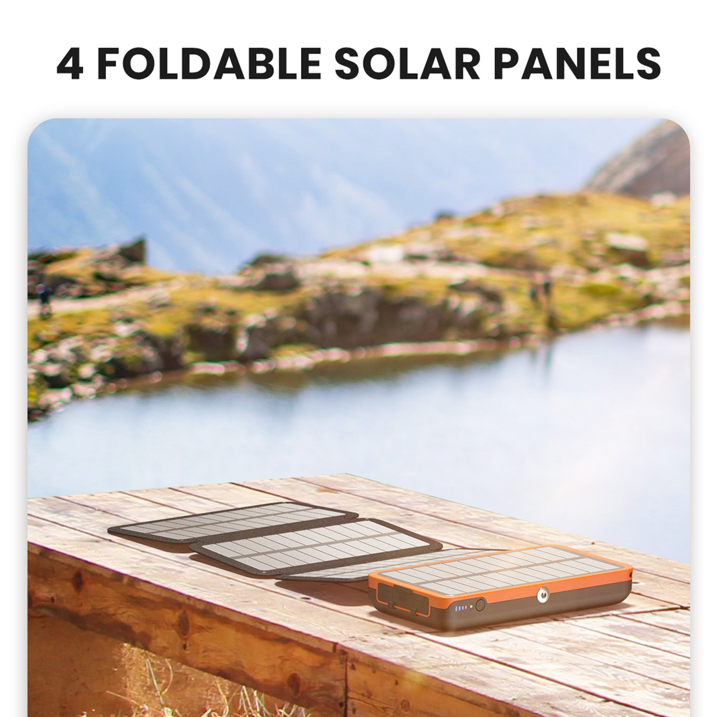 CONXWAN Solar Power Bank 27000mAh